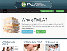 Tablet Screenshot of efmla.com